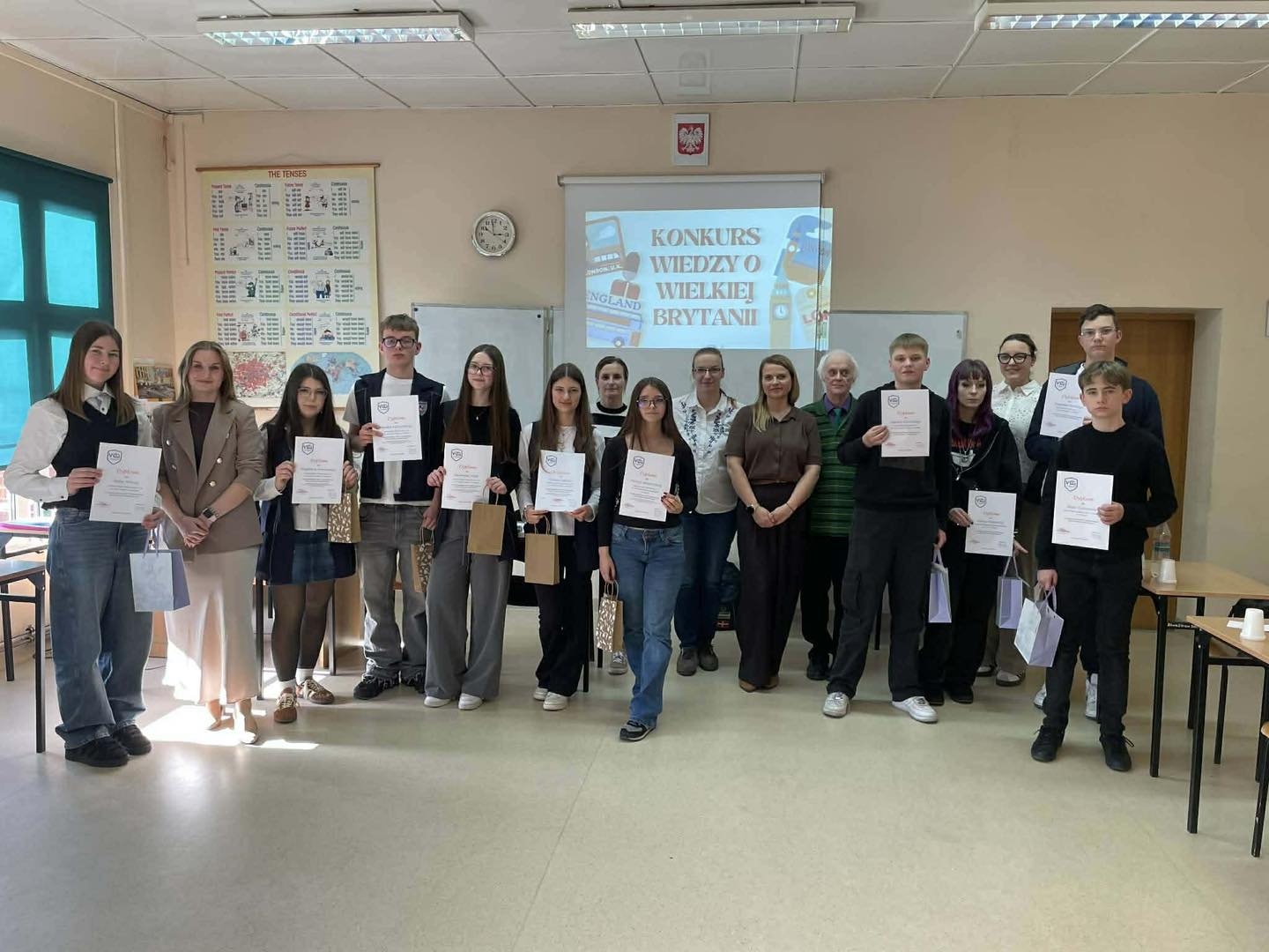Finał V Międzyszkolnego Konkursu Wiedzy o Wielkiej Brytanii